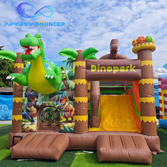 Dinosaur Inflatable Combo | Bounce, Climb & Slide for Rentals | Infinity Bouncerpark