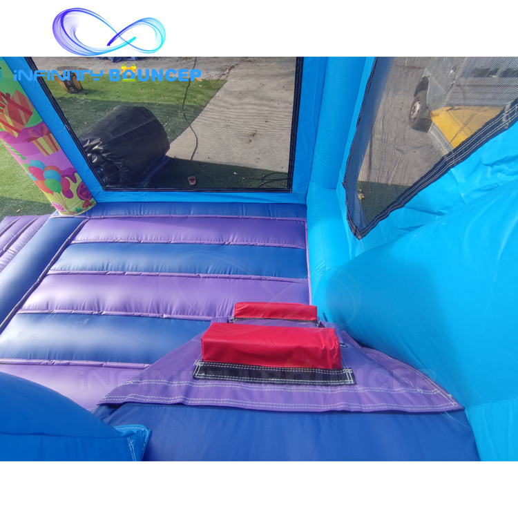 Birthday Cake 3-in-1 Candy Inflatable Combo | Slide & Bounce | Infinity Bouncepark