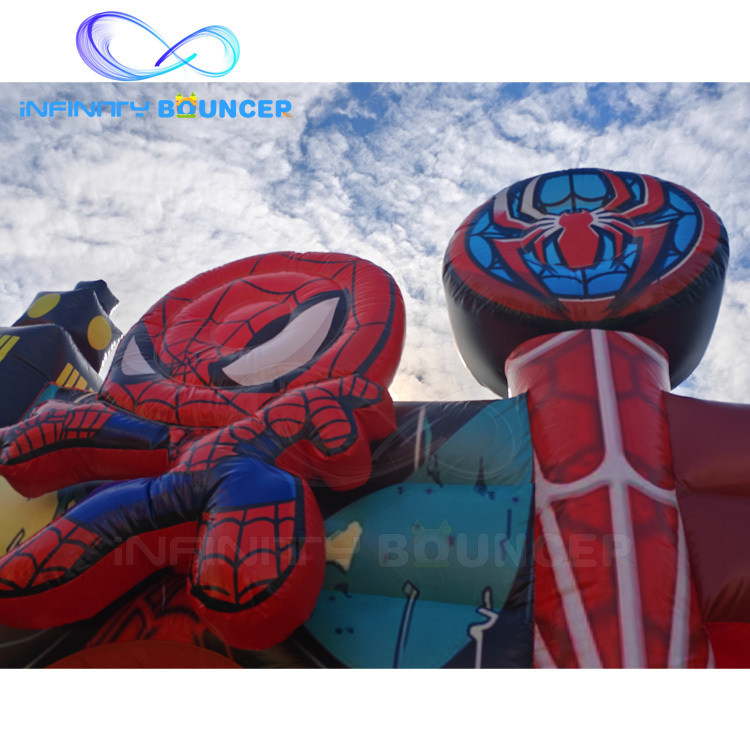 Spiderman 4-in-1 Inflatable Combo | Bounce, Climb & Slide | Infinity Bouncerpark