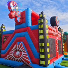 Spiderman 4-in-1 Inflatable Combo | Bounce, Climb & Slide | Infinity Bouncerpark