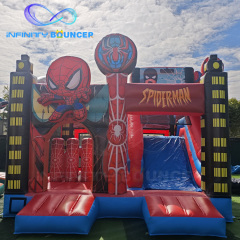 Spiderman 4-in-1 Inflatable Combo | Bounce, Climb & Slide | Infinity Bouncerpark
