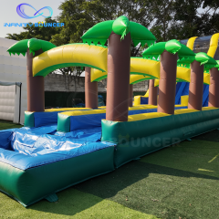 Large Jungle Theme Inflatable Water Slide | Parks & Rental Use | Infinity Bouncer