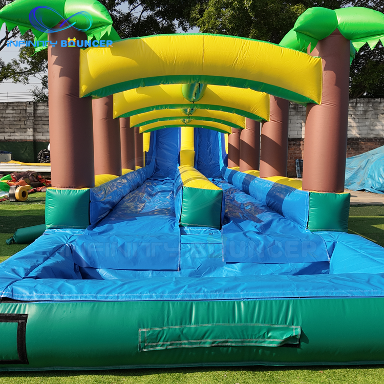 Large Jungle Theme Inflatable Water Slide | Parks & Rental Use | Infinity Bouncer