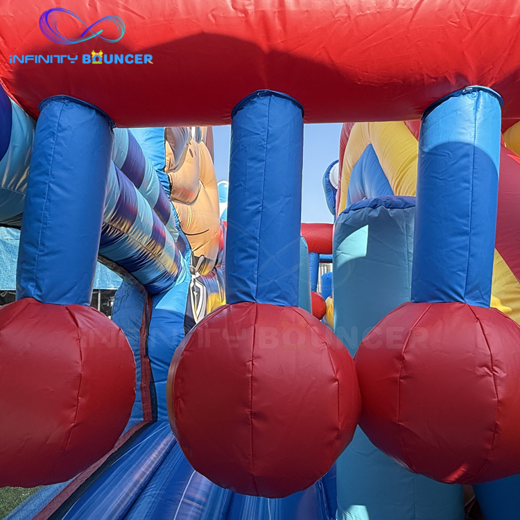 Paw Patrol 4-in-1 Inflatable Obstacle Course | Slide & Bounce | Infinity Bouncer