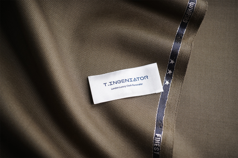 T2710 (440GR/MT) 100% Merino Wool Whipcord（Price for 0.1MT）