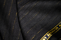 T0001（280GR/MT）100% Super 150's Luxury Merino Wool & 24K Gold Thread（Price for 0.1MT）