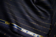 T0004（280GR/MT）100% Super 150's Luxury Merino Wool & 24K Gold Thread（Price for 0.1MT）