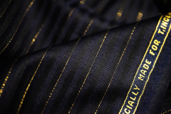 T0005（280GR/MT）100% Super 150's Luxury Merino Wool & 24K Gold Thread（Price for 0.1MT）