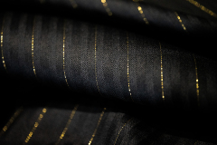T0007（280GR/MT）100% Super 150's Luxury Merino Wool & 24K Gold Thread（Price for 0.1MT）