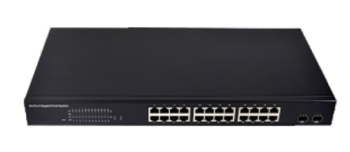 Anpviz PoE Switch, 24ch Gigabit PoE Swtich, Unmanaged, 24 port with 24 port PoE, 2 Gigabit SFP port, 52Gbps Backbound Bandwidth, IEEE802.3at/af Standard, PoE Pin: 1, 2+/3, 6-, 350W Total power