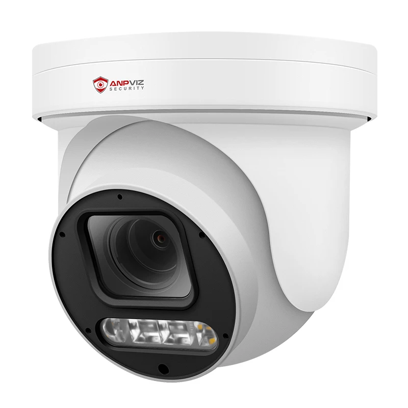 IP 6MP Smart Human/Vehicle Detection Dual Light Camera PTZ Turret