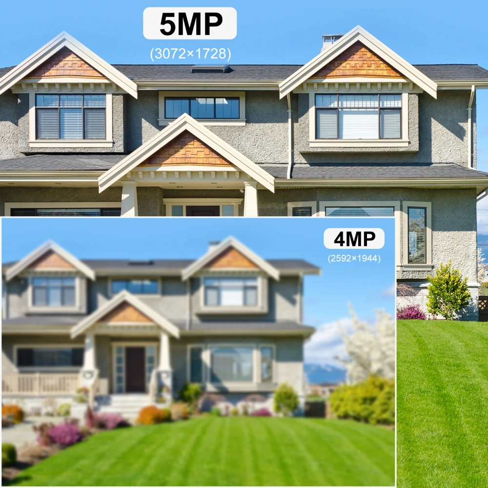 OEM Support 5MP IP Camera PTZ Auto Tracking 5X Optical Zoom Motion Detection Built in Audio IR Night Vision DWDR H265+