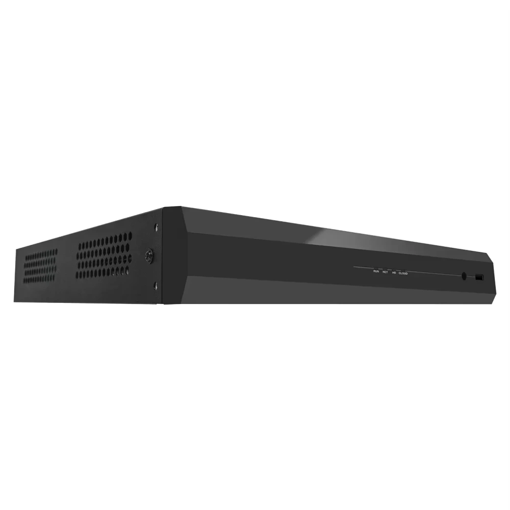 OEM Support 8MP 4K H265+ POE NVR 16CH 16POE Port  NVR 2SATA interface 20TB max capacity Smart recording Network Video Recorder