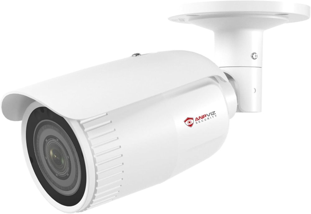 Anpviz 4X Optical Zoom POE Camera, 5MP POE IP Camera with 2.8~12mm Motorized Varifocal Lens, Outdoor Bullet Camera with 164ft Night Vision, Ture WDR, IP67 Waterproof, SD Card Recording(H Series)