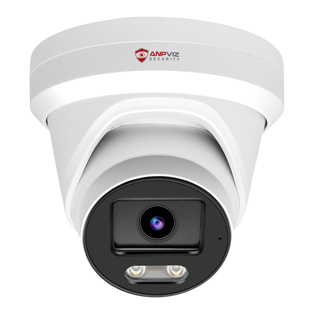 Anpviz 5MP Turret Camera 5X Zoom Camera Support Human Vehicle Detection 30M IR Distance Built in Mic H.265 IP66