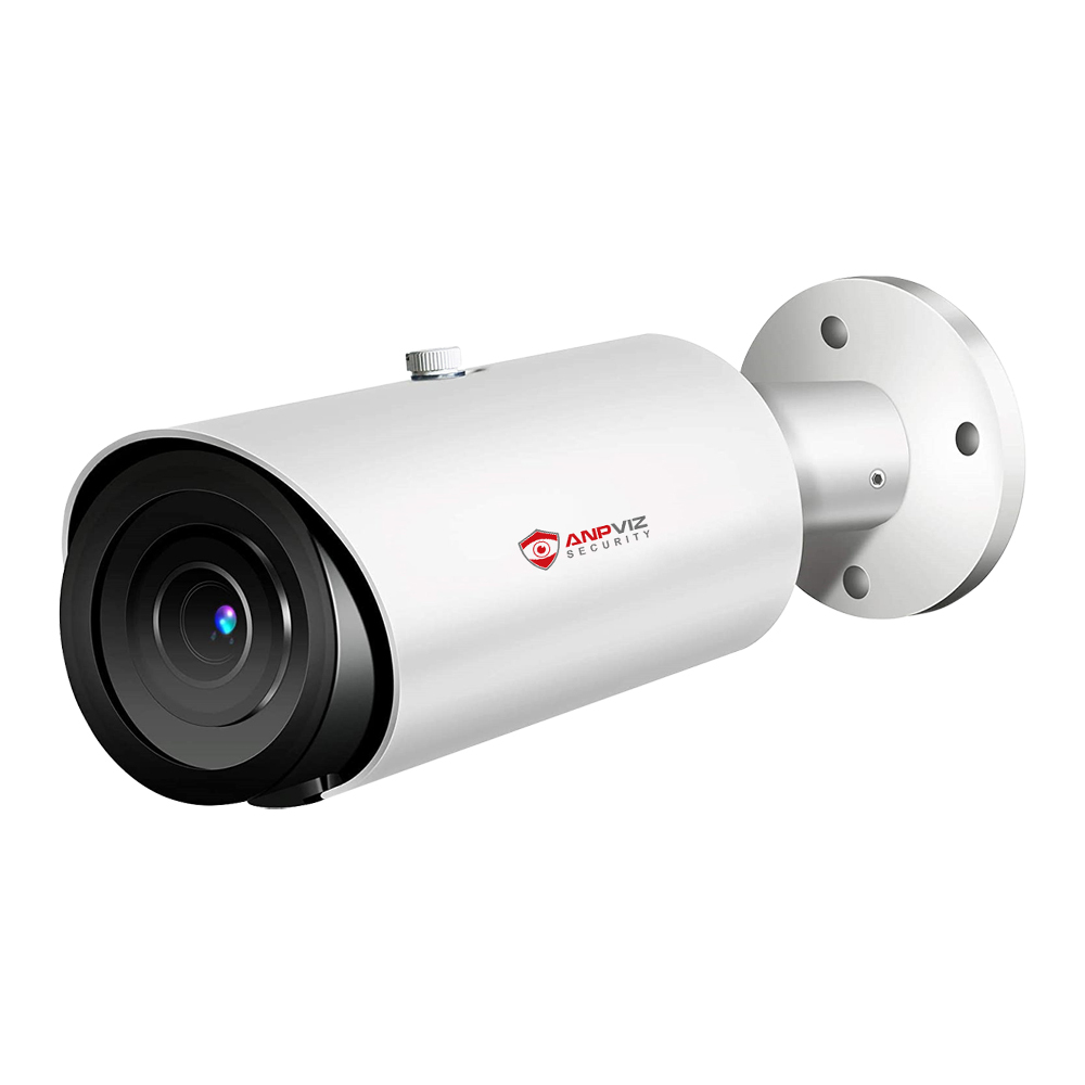 Anpviz 8MP Turret Camera 3X Zoom Camera Support Human Vehicle Detection 30M IR Distance Built in Mic H.265 IP66