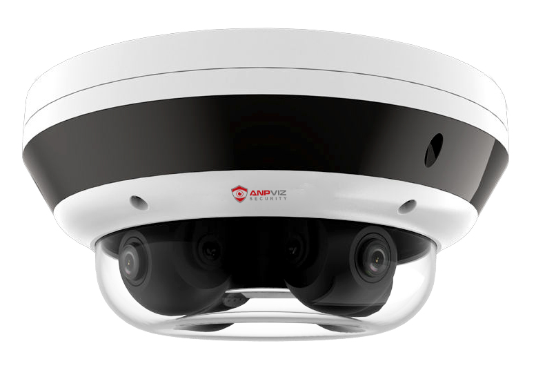 Anpviz 4MP Multiple lens camera 20MP 360° Camera Perimeter Protection IR30M Outdoor CCTV Camera