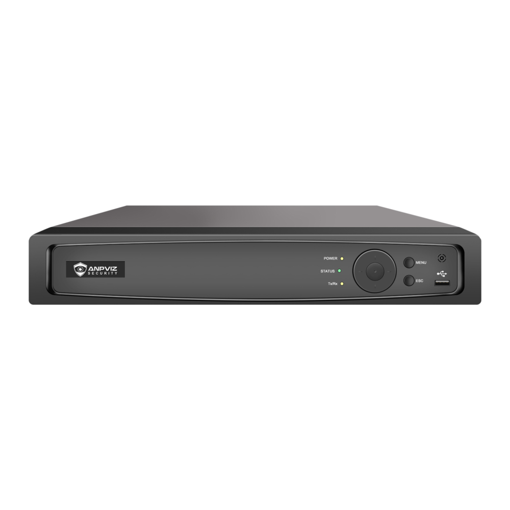 Anpviz 16 ChannelS NVR POE 4K Two-Way Audio 2SATA up to 10TB PoE interfaces 16 Port Network Video Recorder