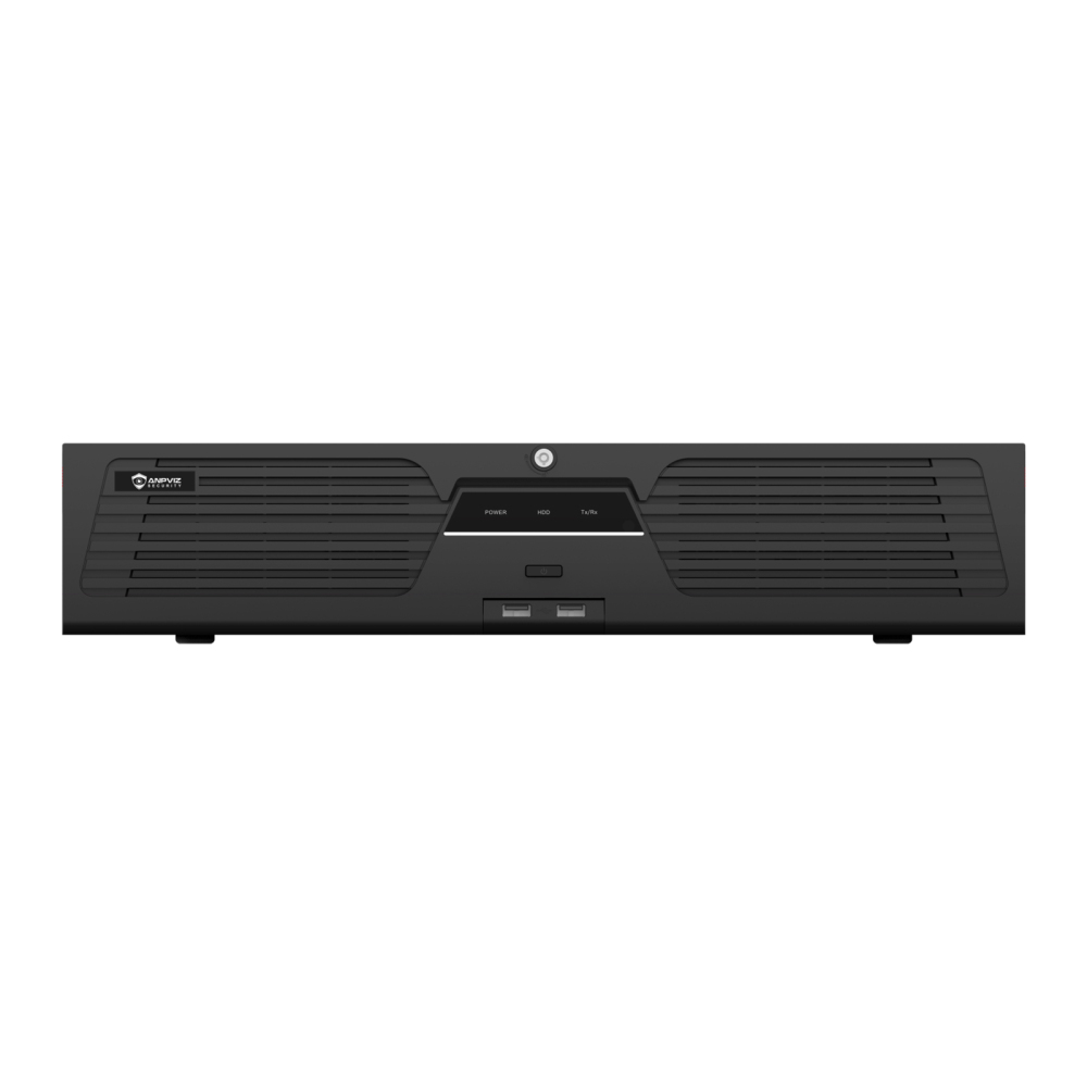 Anpviz 12MP 64CH NVR H265+ 16SATA interface Max 160TB capacity AI Motion Detection 4K video output Enterprise NVR