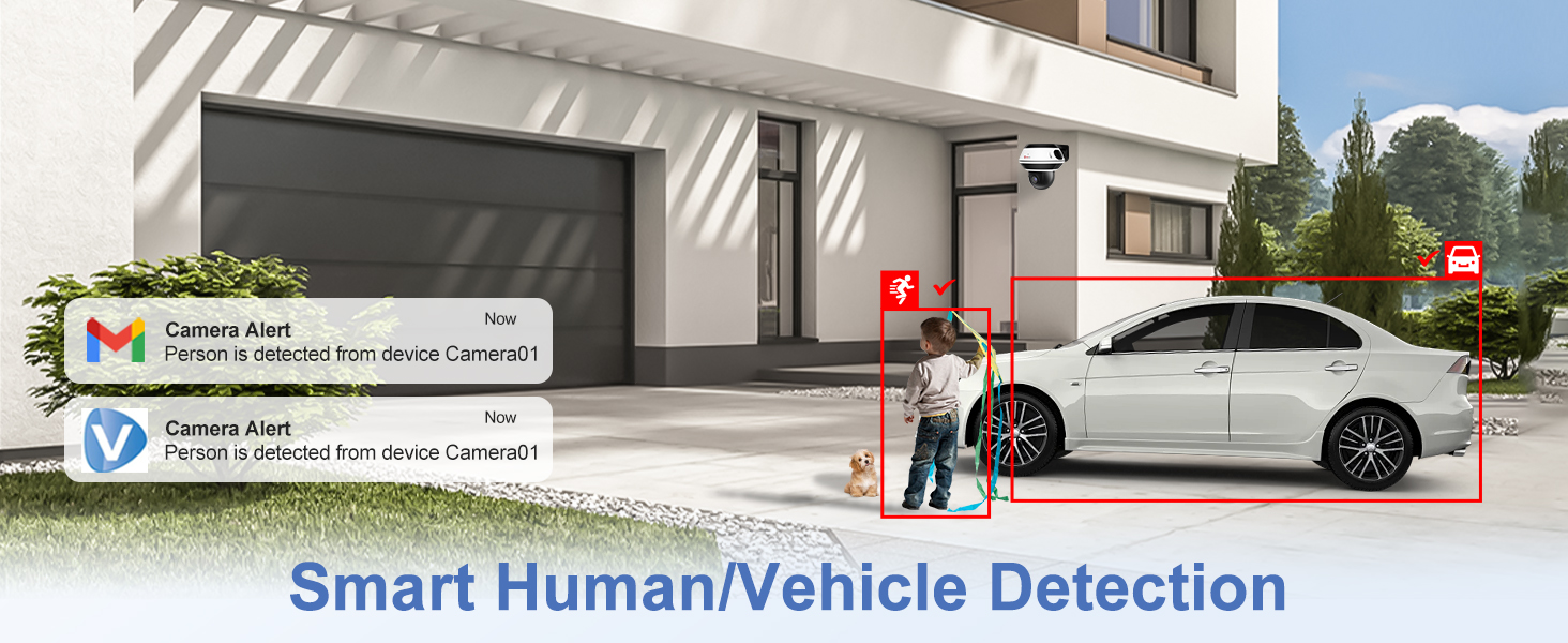 PTZ Camera Detection Alarm Push Notification