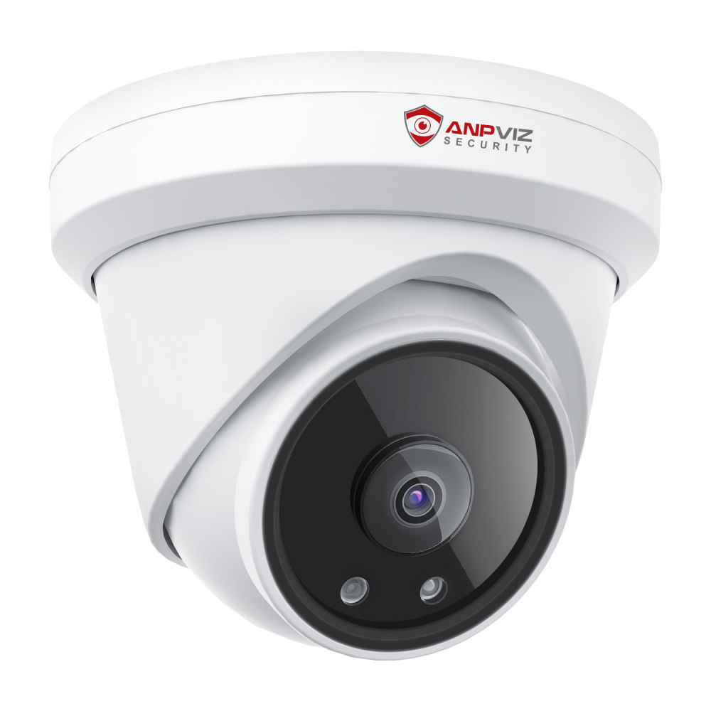 Anpviz 155° Super Wide Angle POE Camera with Mic/Audio, 6MP(3072x2048) POE IP Camera Outdoor, Night Vision 100ft with 2.1mm Lens, IP66 Weatherproof Metal Security Dome Camera