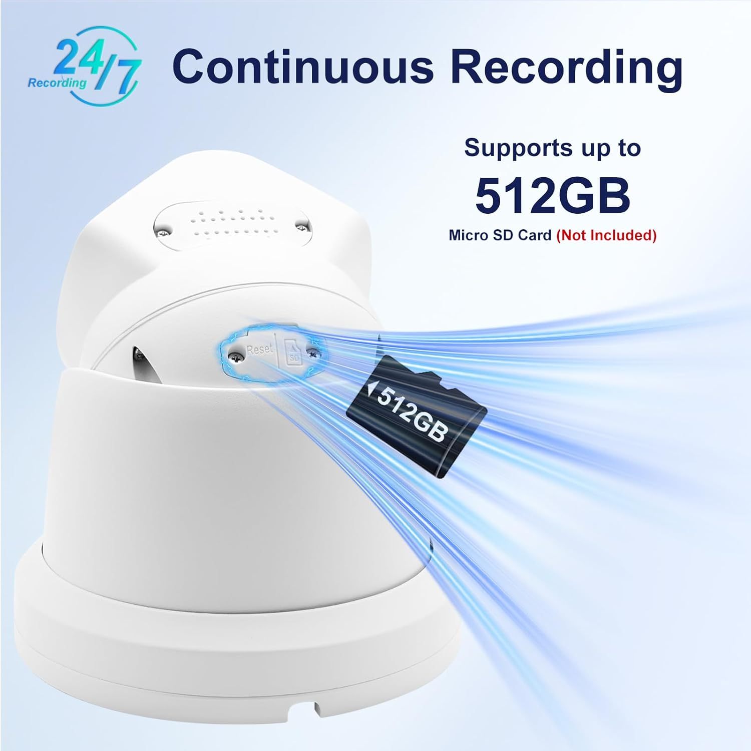 Anpviz 4K Dual Lens PoE IP Security Camera Outdoor 180° Panoramic Wide Angle, 8MP Turret Camera with Smart Dual Light, Human/Vehicle Detection, Two Way Talk, Built in SD Slot, Full Metal