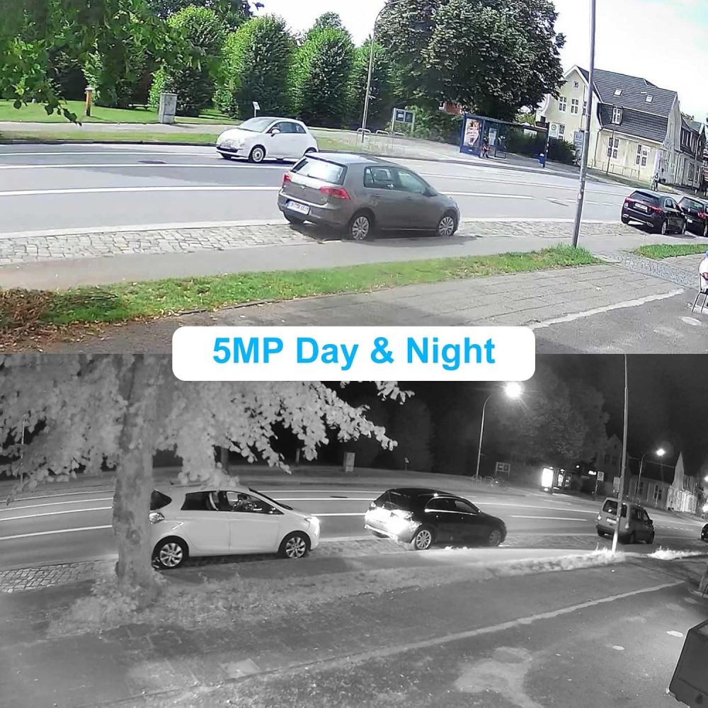 Anpviz 5MP Analog CCTV Camera, HD 4-in-1(TVI/AHD/CVI/CVBS), 4X Manual Focus/Zoom Analog Camera 2.8-12mm Varifocal Lens, IR LEDs Dome Turret Security Camera (White), ONLY Compatible with 5MP/3K/8MP DVR