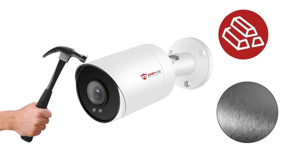 Anpviz 12MP IP Bullet Camera Smart Dual Light AI Motion Detection built in Microphone IR Night Vision IP66 Outdoor Camera