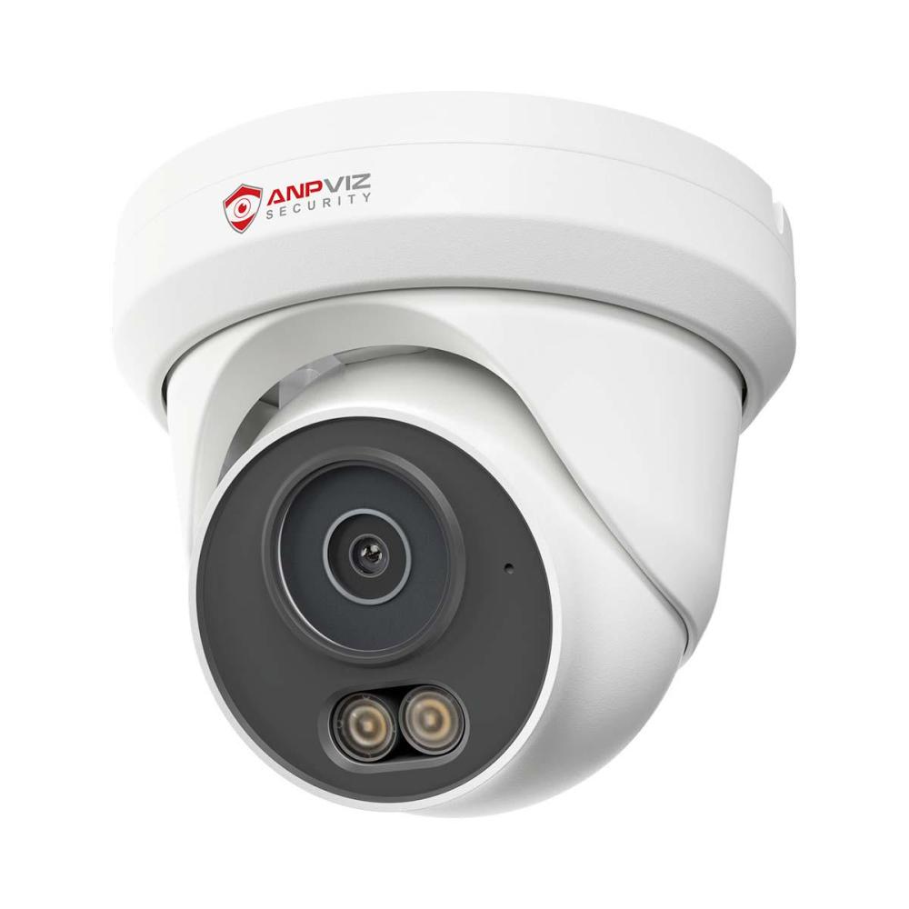 Anpviz 5MP Outdoor Security Camera Smart color night vision POE Camera Built in mic Human Detection Full metal Housing Camera CCTV