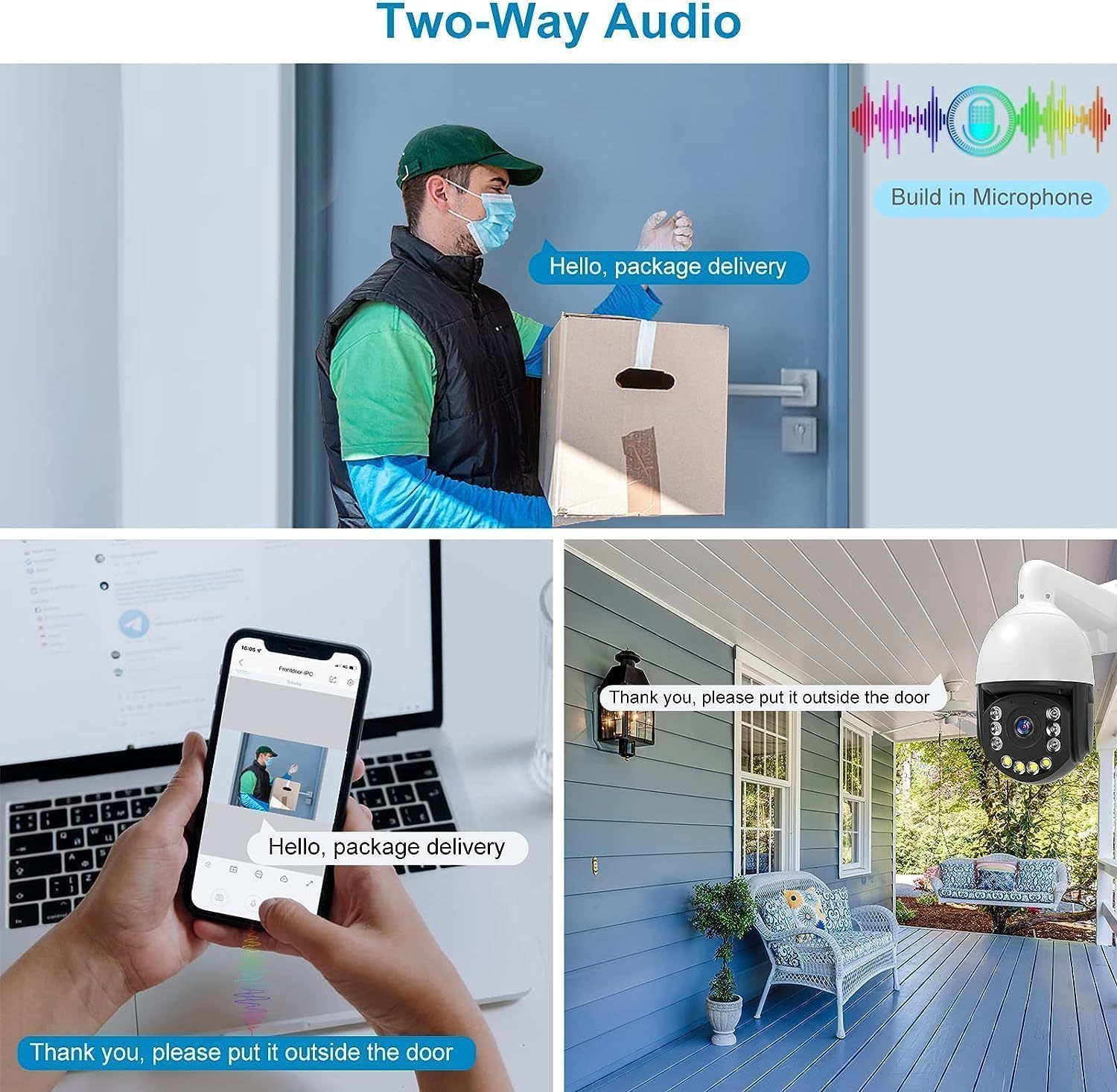 Anpviz 4K PoE PTZ Camera Outdoor, Pan Tilt 20X Optical Zoom & Human/Vehicle Detection, 8MP Speed Dome Security IP Camera with Auto-Tracking, Smart Color Night Vision, Two-Way Talk (U Series)