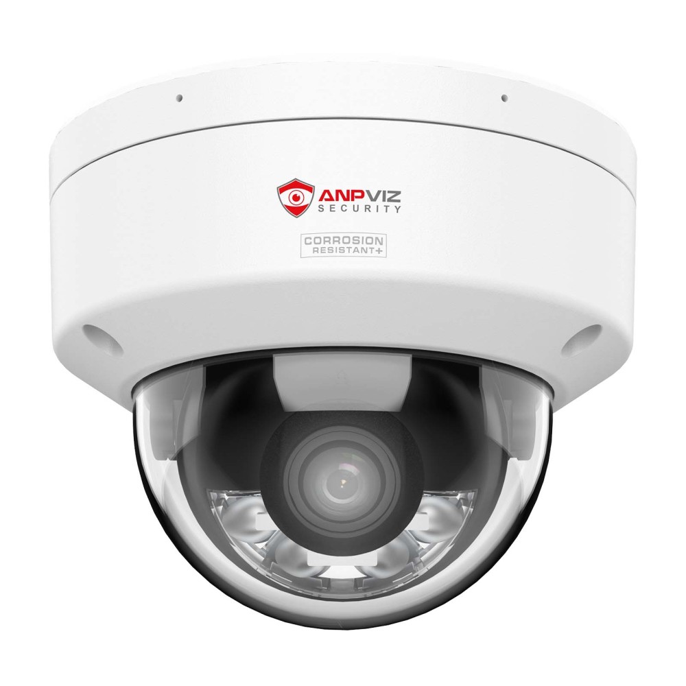 Anpviz UltraHD 4MP PoE Dome Security Camera with Audio,  PoE IP Camera with 100ft Night Vision, Full Color,IP67 Waterproof,NEMA 4X, 2.8mm Lens Wide Angle, IK10 Vandal Proof, Built-in Dual-Array Mic SD Card Slot