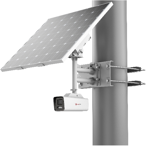 Anpviz 4G 8MP Solar IP Camera 24/7 Full Color eMMC Storage 64GB White Light 100ft Bullet Outdoor IPC Specialty IP67 Micro SD Card 256GB