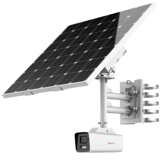 Anpviz 4G Solar IP Camera 4MP 4X Zoom IR Light Bullet Camera Specialty Audio Input/Output Motorized Camera Outdoor VCA Built-in eMMC storage 64GB IP66