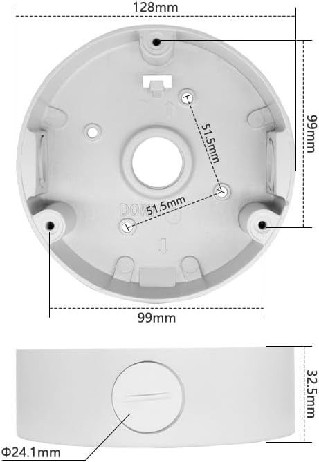 Anpviz Ceiling Mount Junction Box Bracket JB35X, Full Metal Design, Compatible with IPC-D382WS-F/IPC-D351WD-SL/IPC-D361WD-SA/IPC-D381WD-SL/IPC-D3112W-S/IPC-D3763WD-SA/IPC-D3783WD-SA/IPC-D3780WDS-5X/IPC-D3750WDS-5X