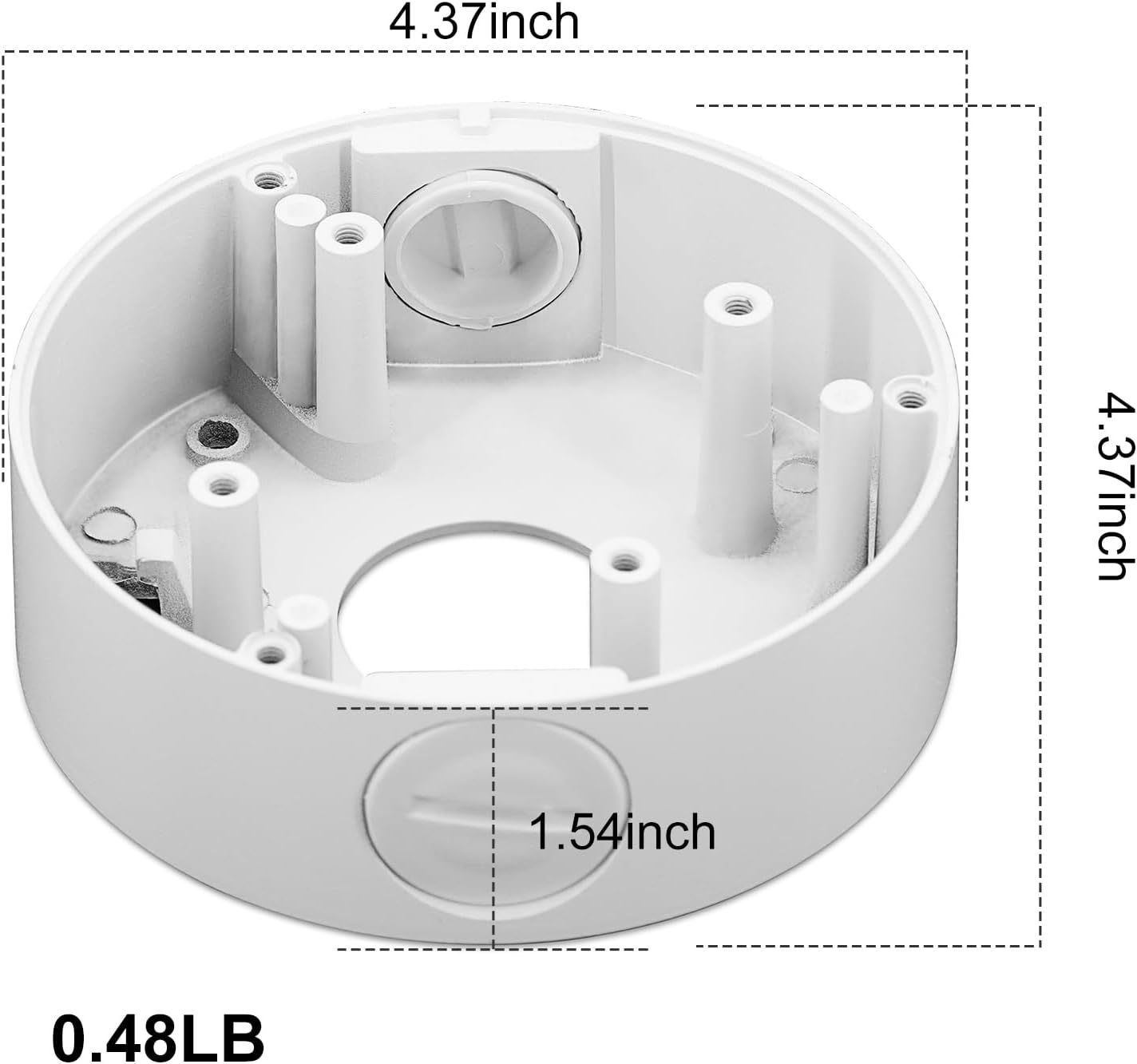 Anpviz Ceiling Mount Junction Box Bracket JB3X, Full Metal Design,Compatible with IPC-D3240W-S/IPC-D240W-S/IPC-D280W-S/IPC-D3253W-S/IPC-D3283W-S