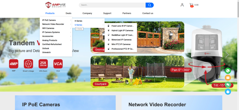 Firmware Search Tool Sadp Download Center Anpvizsupport.com Technical Support Client / CMS Software Player User Manual FAQ Quick Start Guide U Prime H Series U Series
