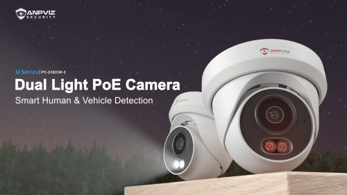 Anpviz 8MP PoE IP Camera, Full Metal Turret Security IP Camera Outdoor Indoor, Smart Dual Light Color Night Vision, AI Human Vehicle Detection, Built-in Mic, 2.8mm Lens, IP66 Waterproof, NDAA