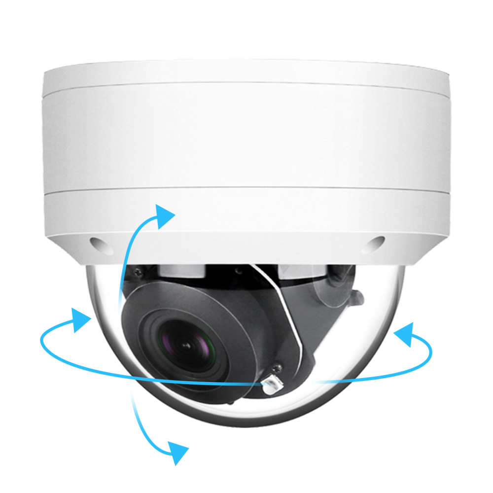 Anpviz 8MP PTZ Camera with 5X Zoom Support Human&Vehicle Detection, Mini PTZ POE Camera Outdoor, IR Light up to 100ft, Built-in Mic, H.265+ IP66 IK10
