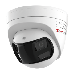 Anpviz 8MP PoE Dual Lens Security Camera Outdoor  Strobe Red & Blue Light and Audio Alarm Panoramic 180° Wide Angle IP Dome Camera with Human/Vehicle Detection, Full Metal Housing, Two Way Talk, Built-in 512GB MicroSD Card Slot