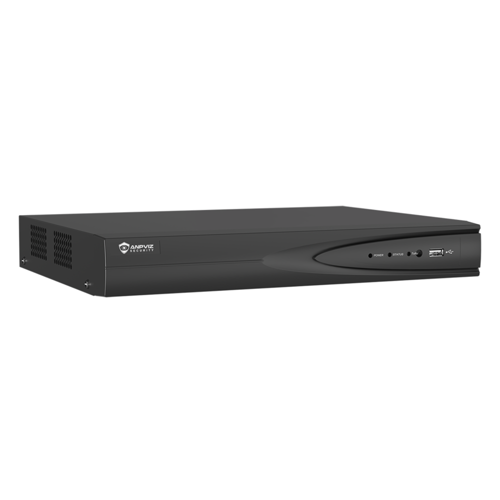 Anpviz 4CH 8MP POE NVR 4 PoE Port Network Video Recorder AI Motion Detection 1SATA Max 8TB HDD H.265+ (Not Included HDD)