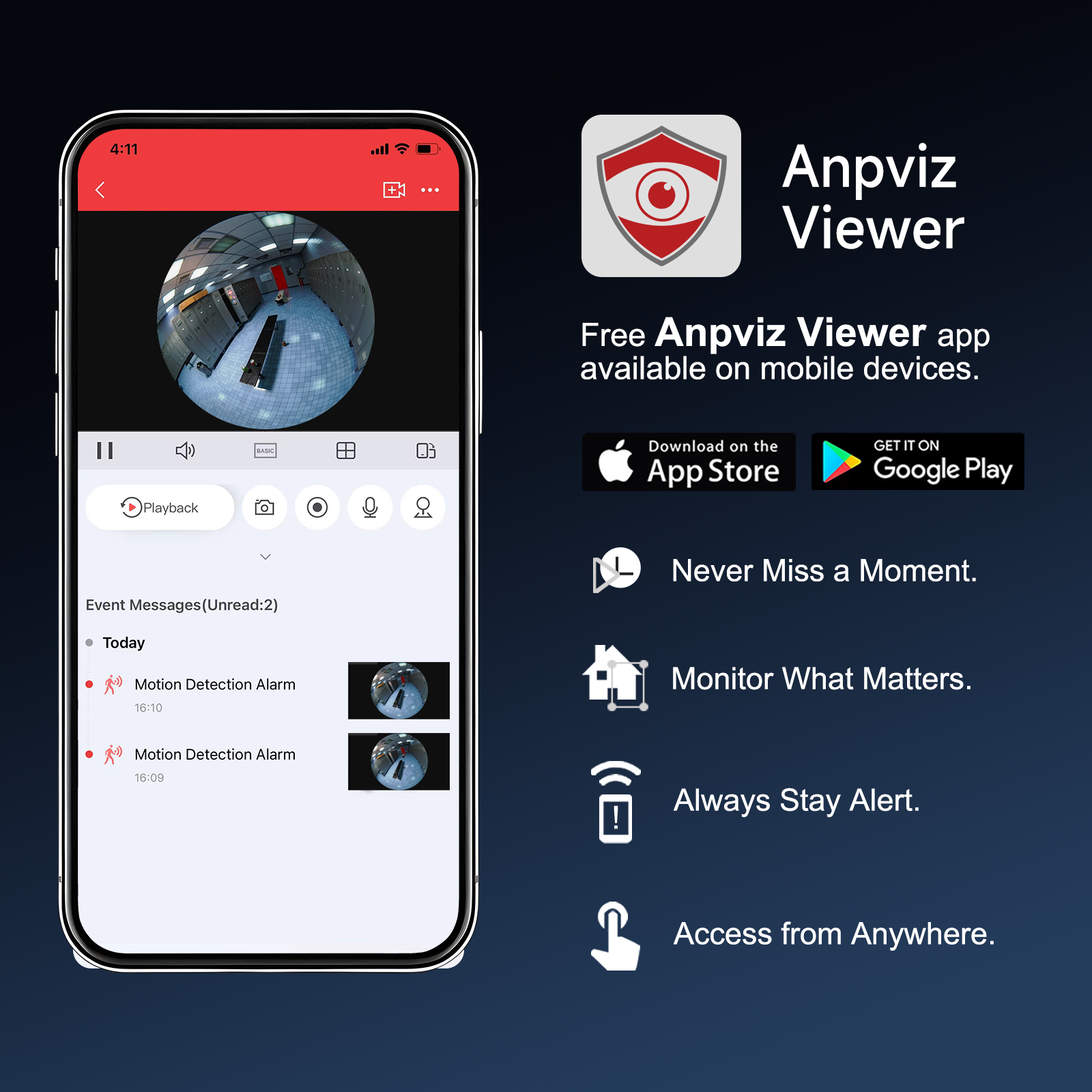 Anpviz Fisheye PoE IP Camera Indoor, Perimeter Protection, 360° View Panoramic 5MP Security Camera with Audio, Office Home People Counting, IR Night Vision, Multiple Display Viewing Modes