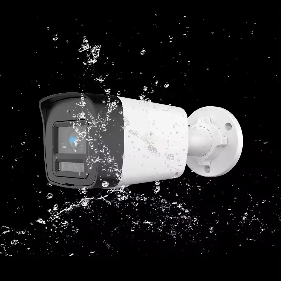 HK OEM 5MP IP Camera Security Bullet POE Outdoor Camera IR&Color Dual-Light Alarm Human/Vehicle Detection WDR H.265+
