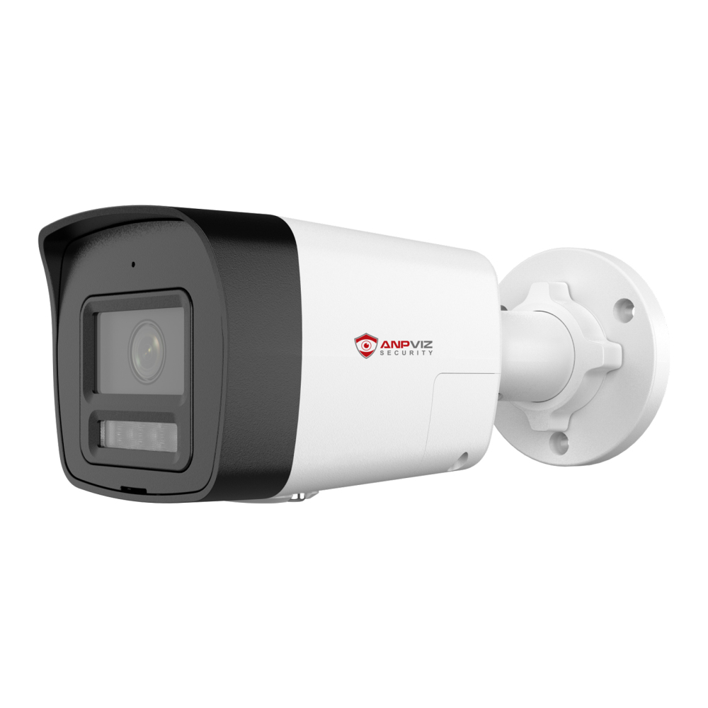 Anpviz 5MP IP Camera Security Bullet POE Outdoor Camera IR&Color Dual-Light Alarm Human/Vehicle Detection WDR H.265+