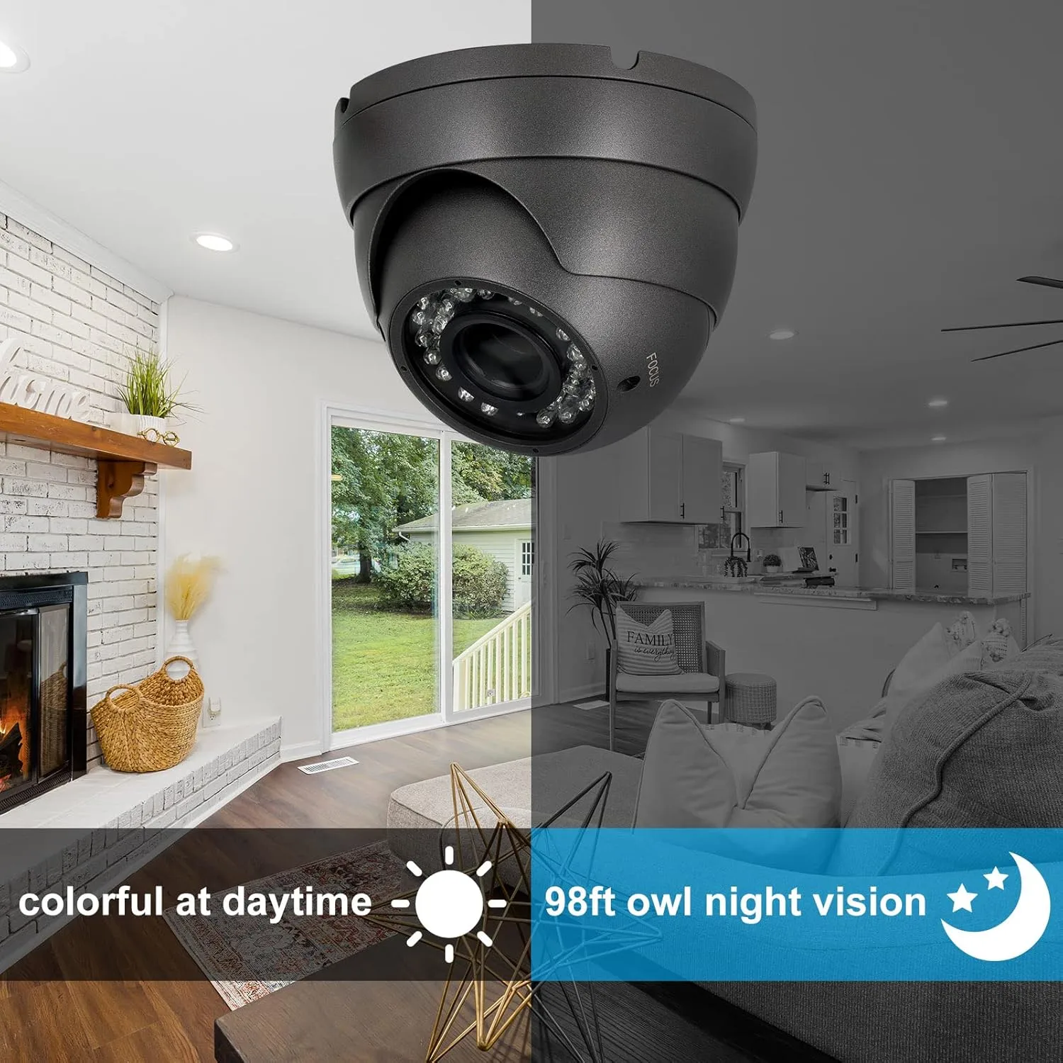 USA Only Anpviz Analog CCTV Camera 1080P HD 4-in-1(TVI/AHD/CVI/960H ...