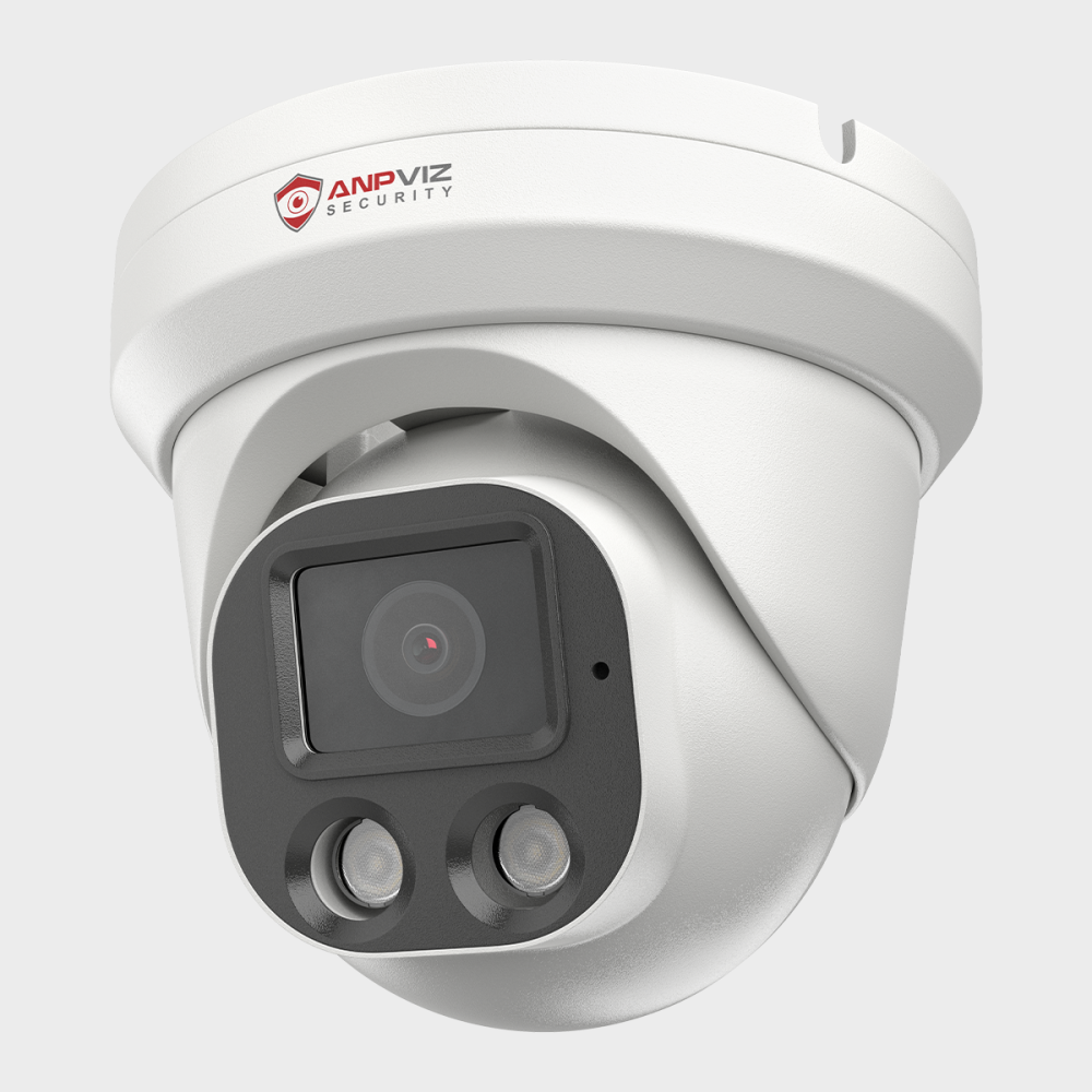 Anpviz 5MP Outdoor Security Camera Smart color night vision POE Camera Built in mic Human Detection Full metal Housing Camera CCTV