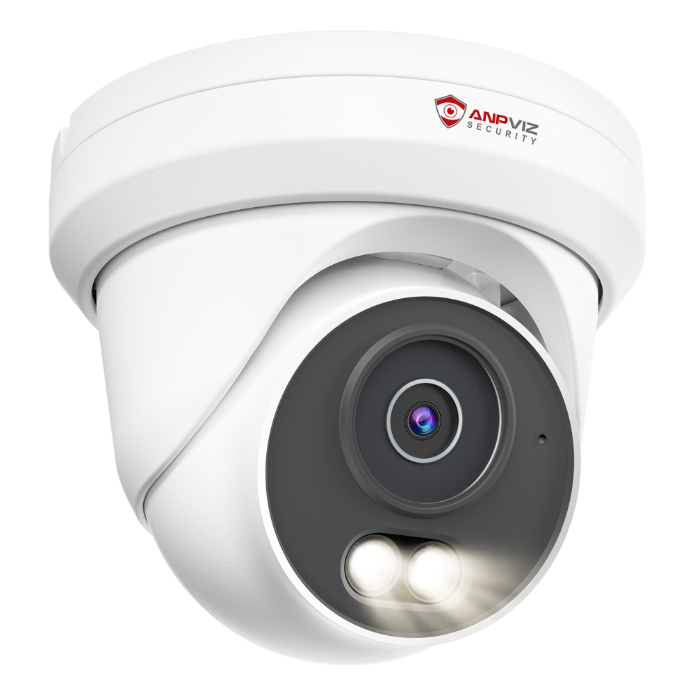 Anpviz 5MP Outdoor Security Camera Smart color night vision POE Camera Built in mic Human Detection Full metal Housing Camera CCTV