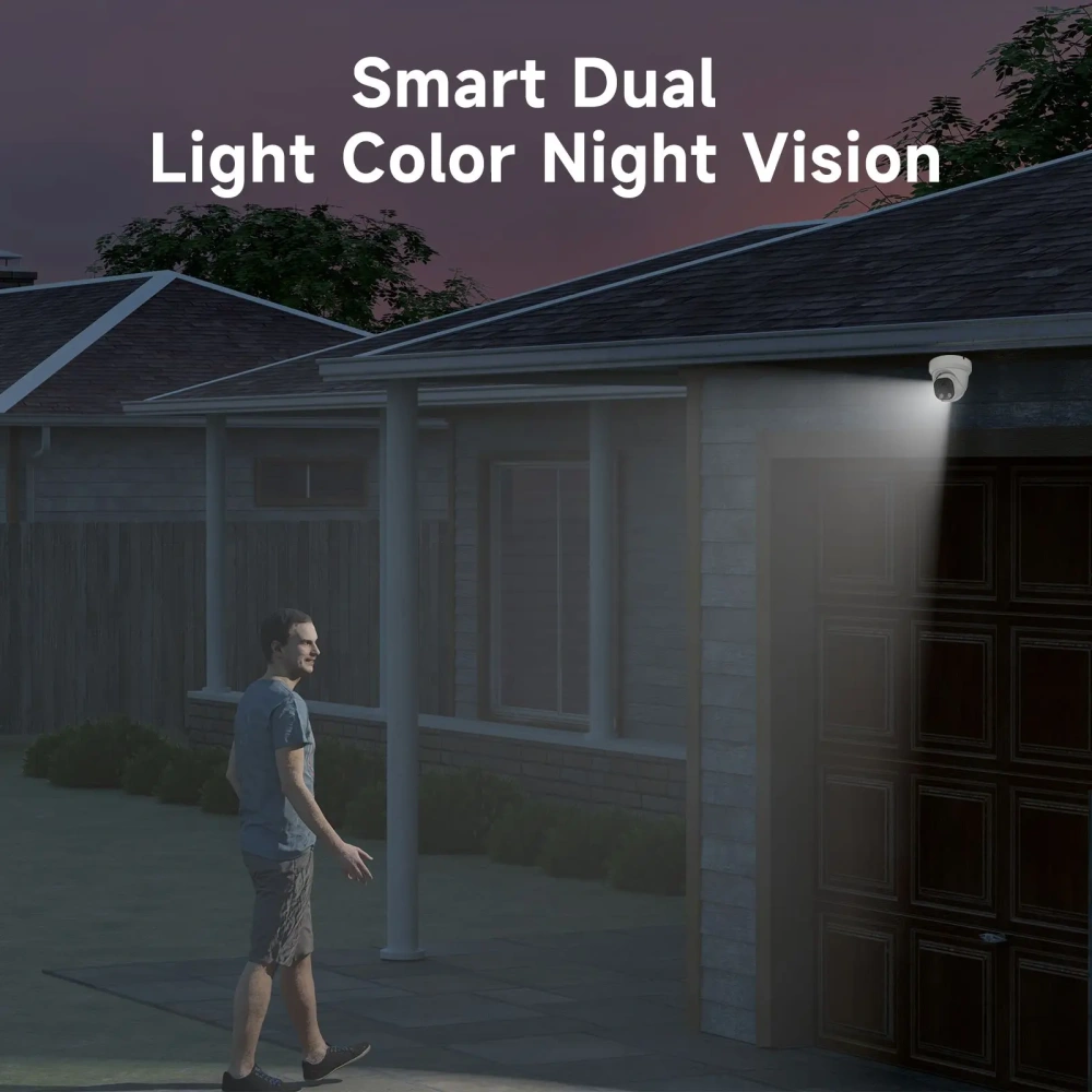 OEM 5MP Outdoor Security Camera Smart color night vision POE Camera Built in mic Human Detection Full metal Housing Camera CCTV