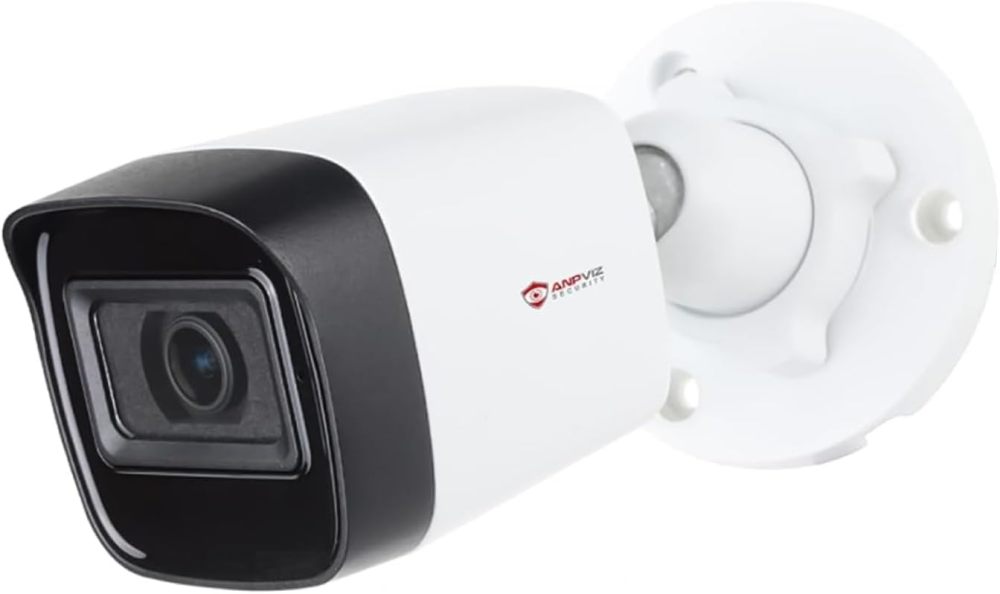 Anpviz 5MP Analog CCTV Camera, Wired Security Camera Outdoor, 4-in-1 (TVI/AHD/CVI/CVBS) Bullet Surveillance Camera, 100ft IR Night Vision, Metal Housing IP67, Compatible with Other 5MP or 4K DVR