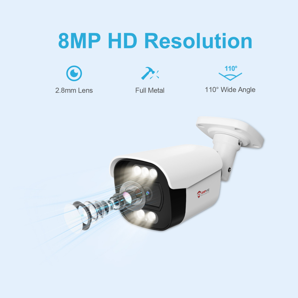 USA Only 4K Bullet POE Camera Cost-Effective NDAA Compliant