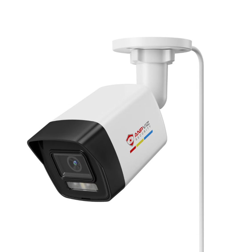 USA Only Anpviz 8MP IP Camera poe Bullet Outdoor Security IR&Color Dual-Light Human/Vehicle Detection One way audio WDR POE IP Camera